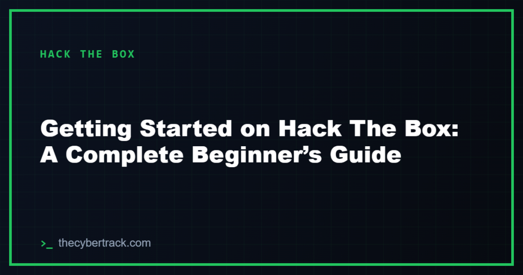 Getting Started on Hack The Box: A Complete Beginner’s Guide